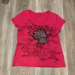 Pink Rose T-Shirt